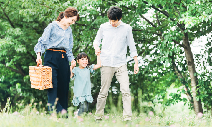 家族が健康な様子